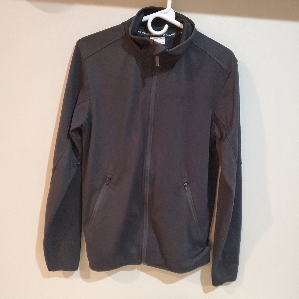 Porsche Driver's Selection Black Sweatshirt Zip Jacket Men's Size XXS